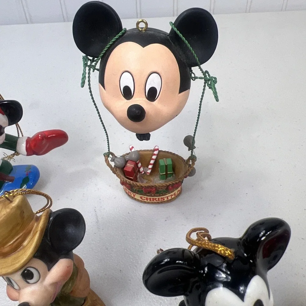 Disney‎ Mickey Mouse Christmas ornament Lot of 8